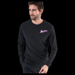 Hot Nike Dry Tee LS Hook Black Svart