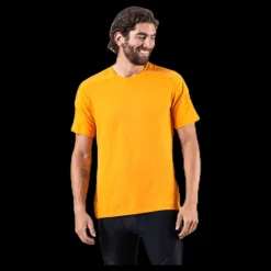 Nike Dry Top SS TP1 Orange Gul Clearance