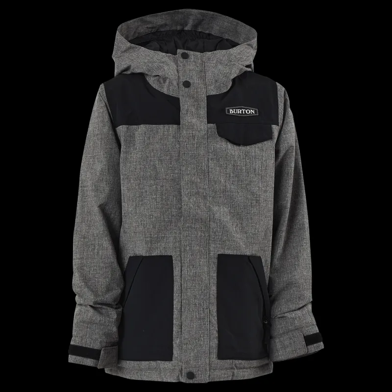 Clearance Burton Dugout Jacket - Boys' Grey Grå