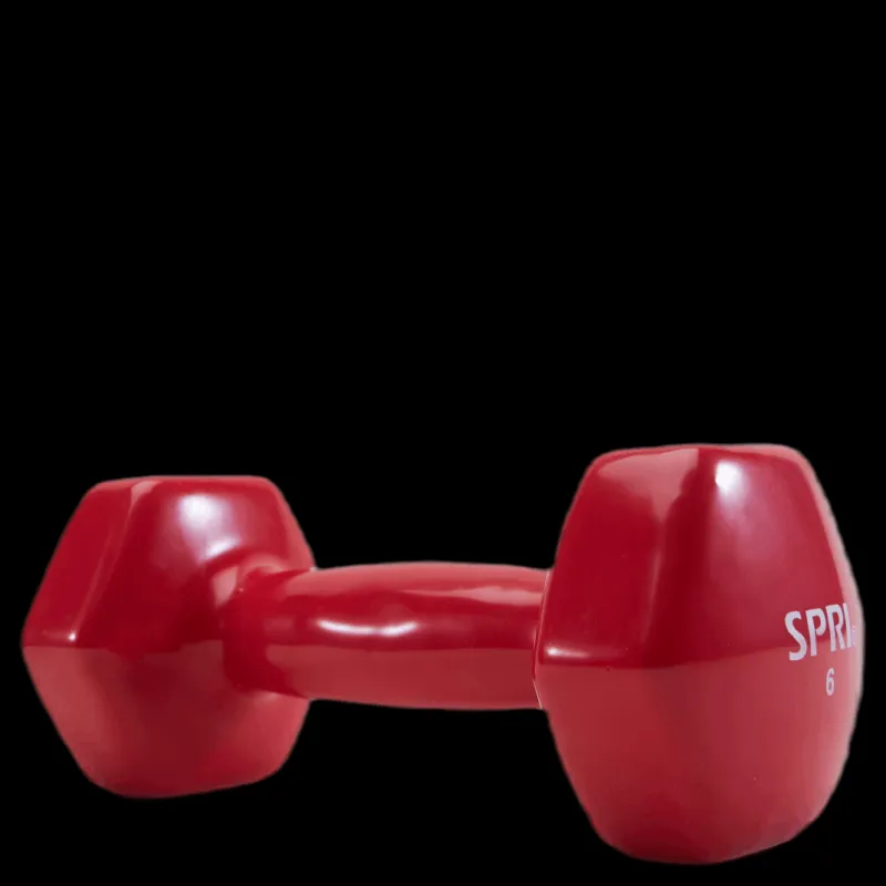 SPRI Dumbbell Vinyl 2,7KG/6LBS Röd