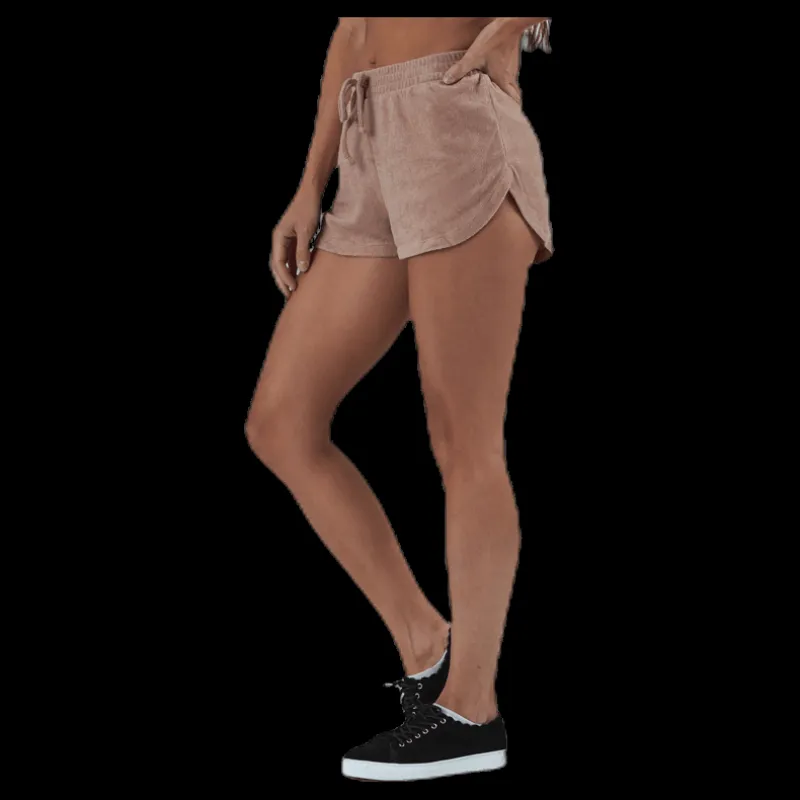 Sale Pieces Dunja Terry Mw Shorts Lounge Bc Red Röd