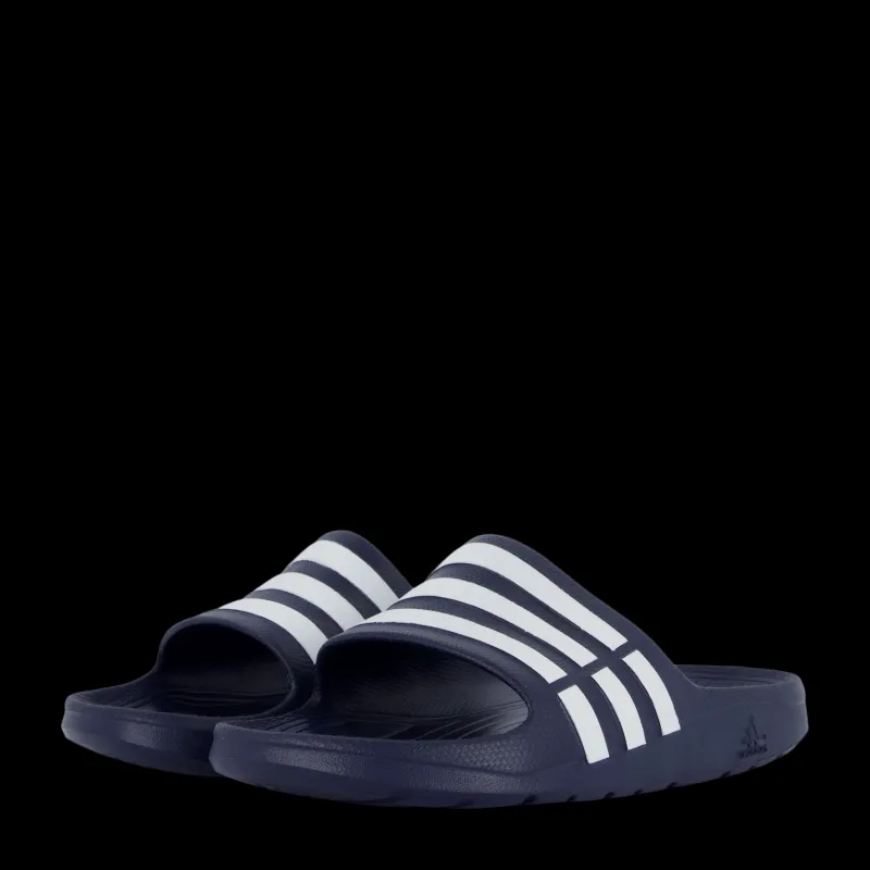 Best adidas Duramo Slides Dark Blue / White / Dark Blue Blå