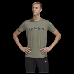 adidas E Camo Lin Tee Grey Grå