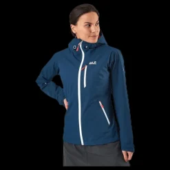 Online Jack Wolfskin Eagle Peak Jacket Blue Blå