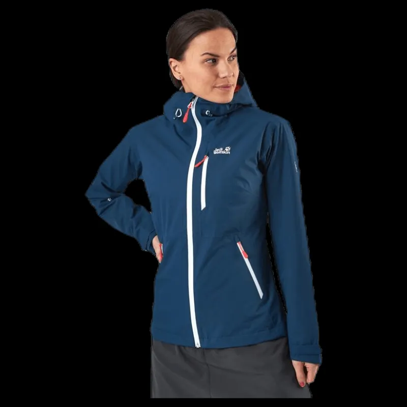 Online Jack Wolfskin Eagle Peak Jacket Blue Blå