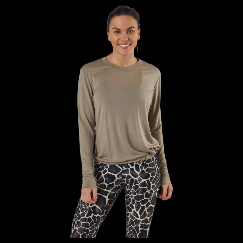 Sale Casall Ease Crew Neck Grey Grå