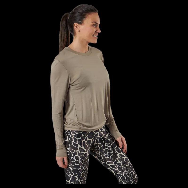 Sale Casall Ease Crew Neck Grey Grå