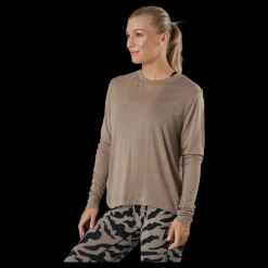 Casall Ease Crew Neck Taupe Grey Beige Clearance