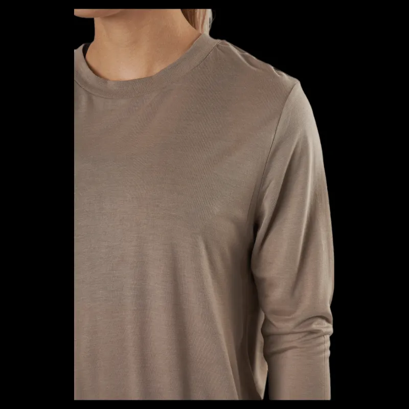 Casall Ease Crew Neck Taupe Grey Beige Clearance