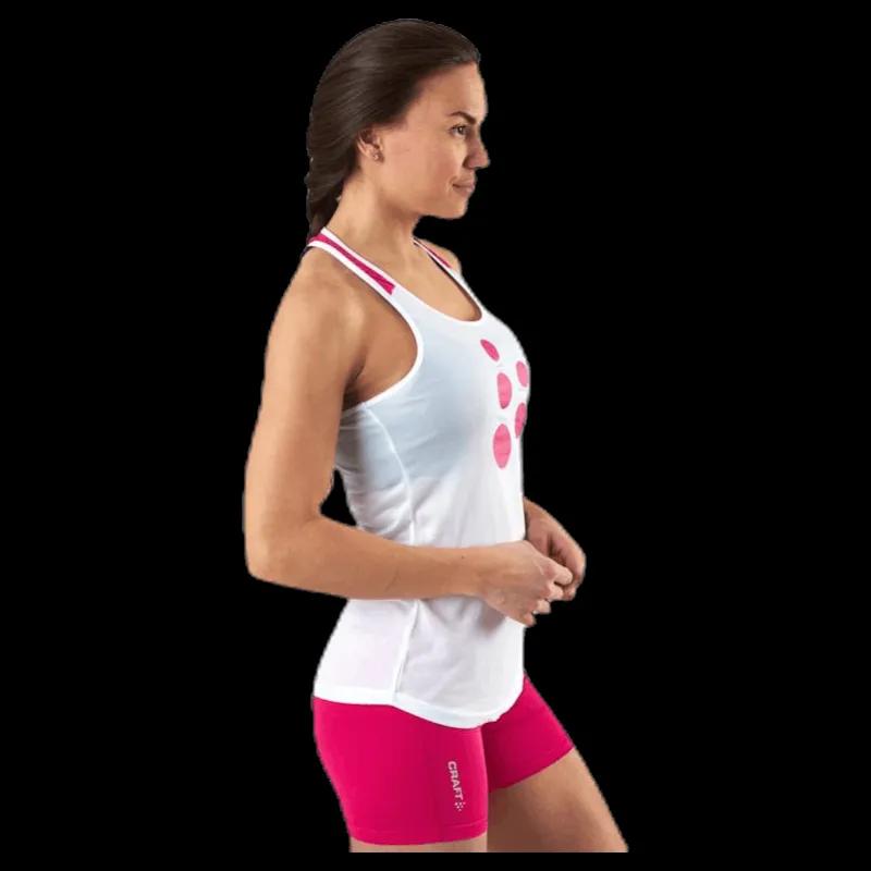 Craft Eaze Singlet Pink/White Rosa och Vit