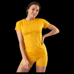 Craft Eaze SS Logo Mesh Tee Orange/Yellow Orange och Gul