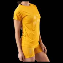 Craft Eaze SS Logo Mesh Tee Orange/Yellow Orange och Gul