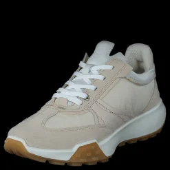 Online ECCO Retro Sneaker W Limestone/limestone/limestone/ Blå och Grå