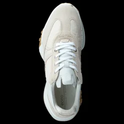 Online ECCO Retro Sneaker W Limestone/limestone/limestone/ Blå och Grå