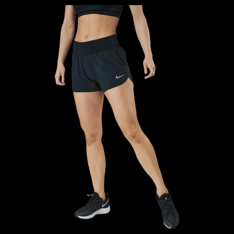 Nike Eclipse 3" Running Shorts Black Svart Sale