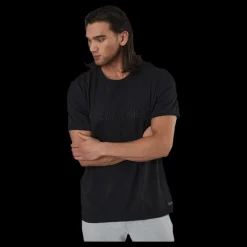 Calvin Klein Eco Cotton S/S Crew Neck Black Svart Outlet