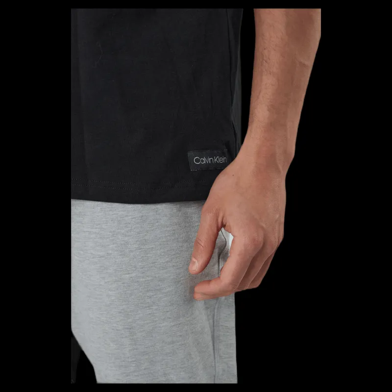 Calvin Klein Eco Cotton S/S Crew Neck Black Svart Outlet