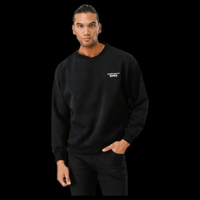 Outlet Svea Edwin Sweatshirt Black Svart