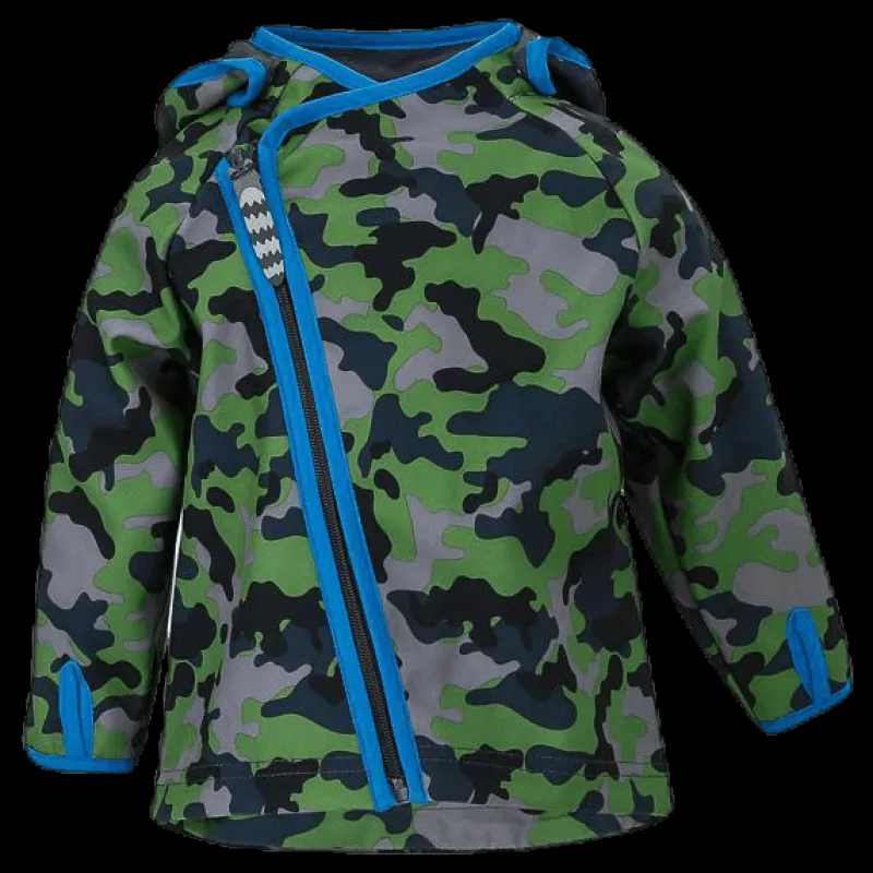 New Racoon Einar Softshell Jacket Patterned Mönstrad