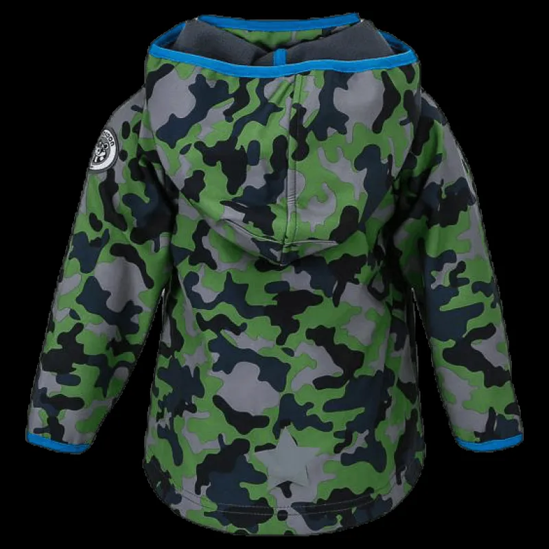 New Racoon Einar Softshell Jacket Patterned Mönstrad