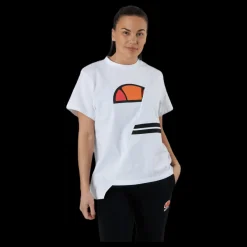 Ellesse El Alibi Oversized T-Shirt White Vit New