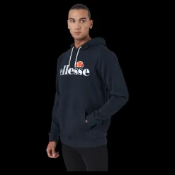 Clearance Ellesse El Ferrer Oh Hoody Black Blå