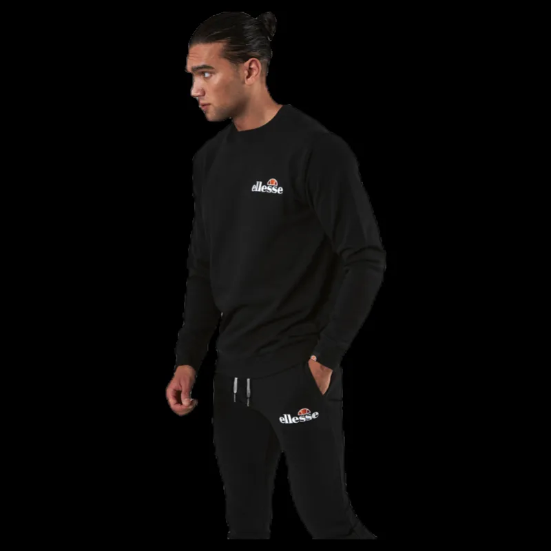 Clearance Ellesse El Fierro Sweatshirt Black Svart