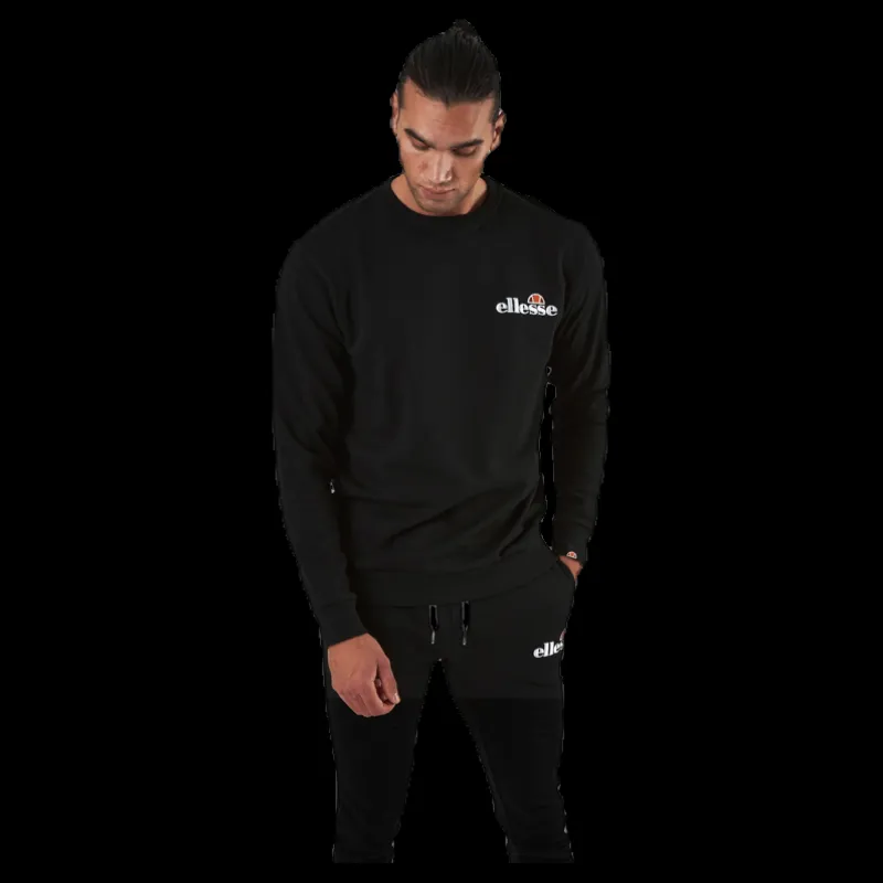 Clearance Ellesse El Fierro Sweatshirt Black Svart