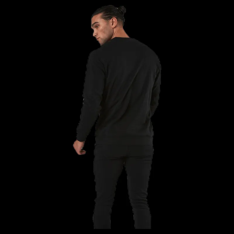 Clearance Ellesse El Fierro Sweatshirt Black Svart