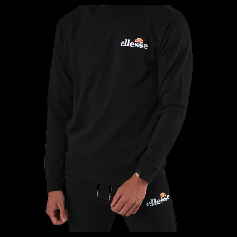 Clearance Ellesse El Fierro Sweatshirt Black Svart