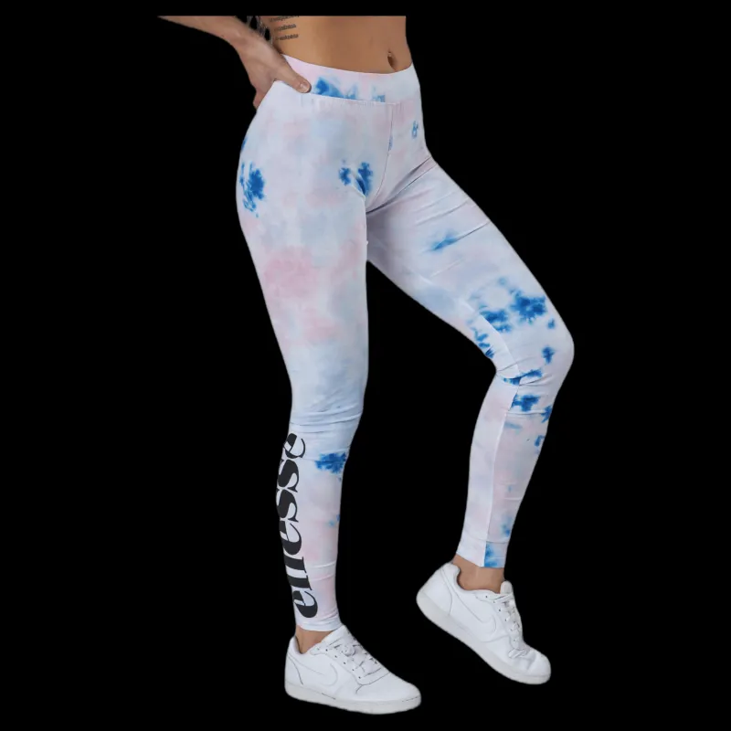 Ellesse El Solos 2 Tie Dye Legging White Vit