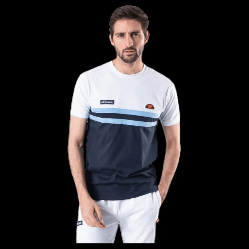New Ellesse El Venire Tee Blue/White Blå och Vit