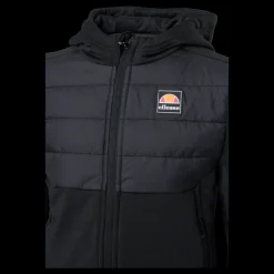 Ellesse El Vuole Jnr Fz Jacket Black Svart