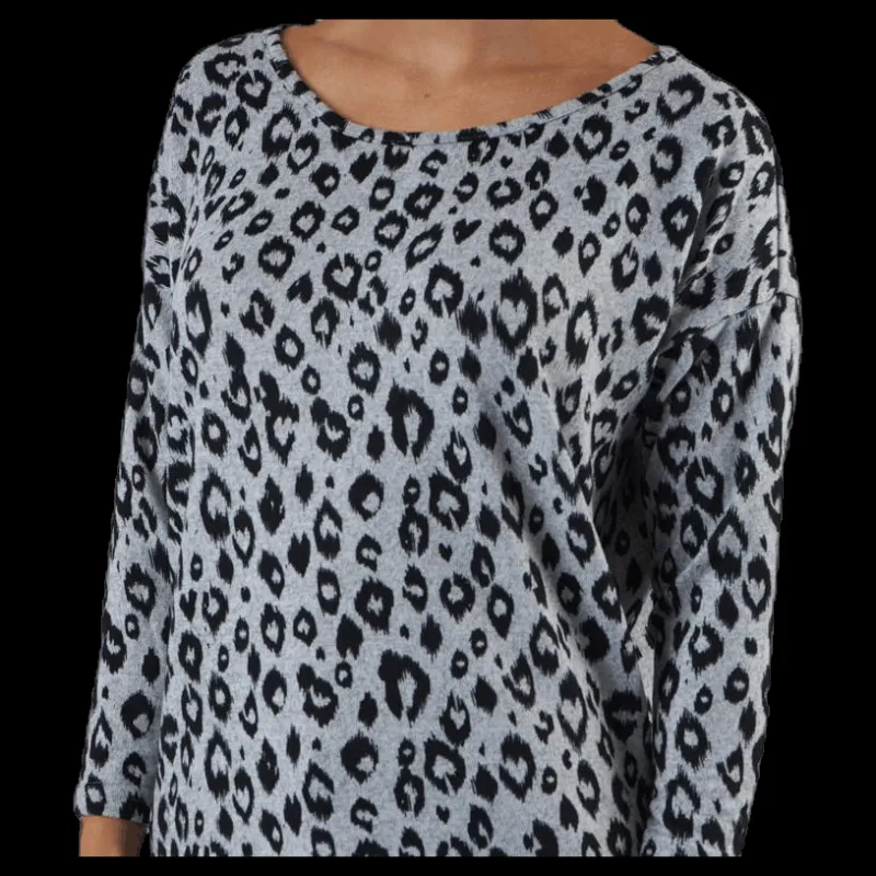 Discount Only Elcos 4/5 Aop Top Jrs Grey Grå