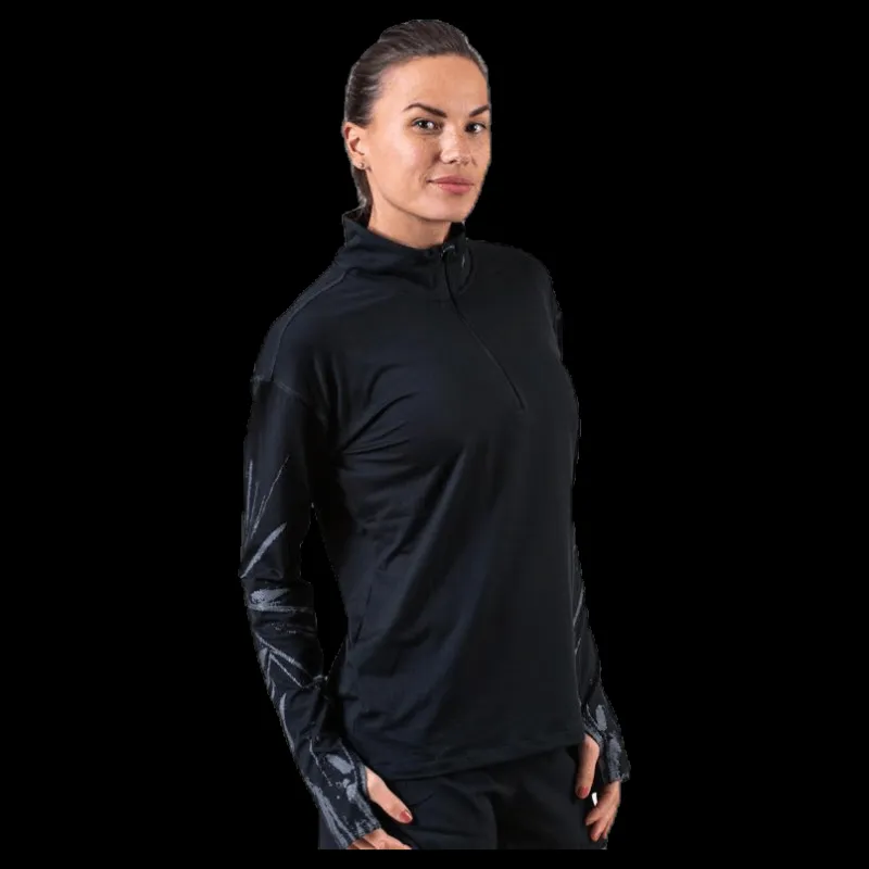 Nike Element Flsh Half-Zip Black/Silver Svart Hot