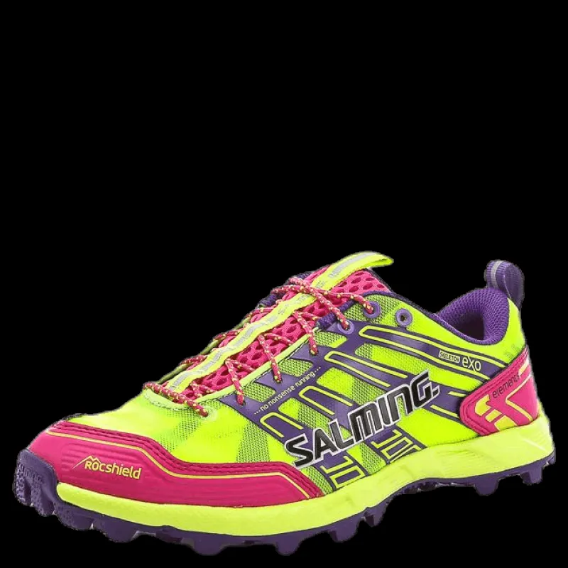 Salming Elements Shoe Pink/Yellow Rosa och Gul Online