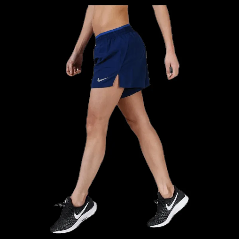 Nike Elevate Track Shorts 5" Blue Blå Clearance