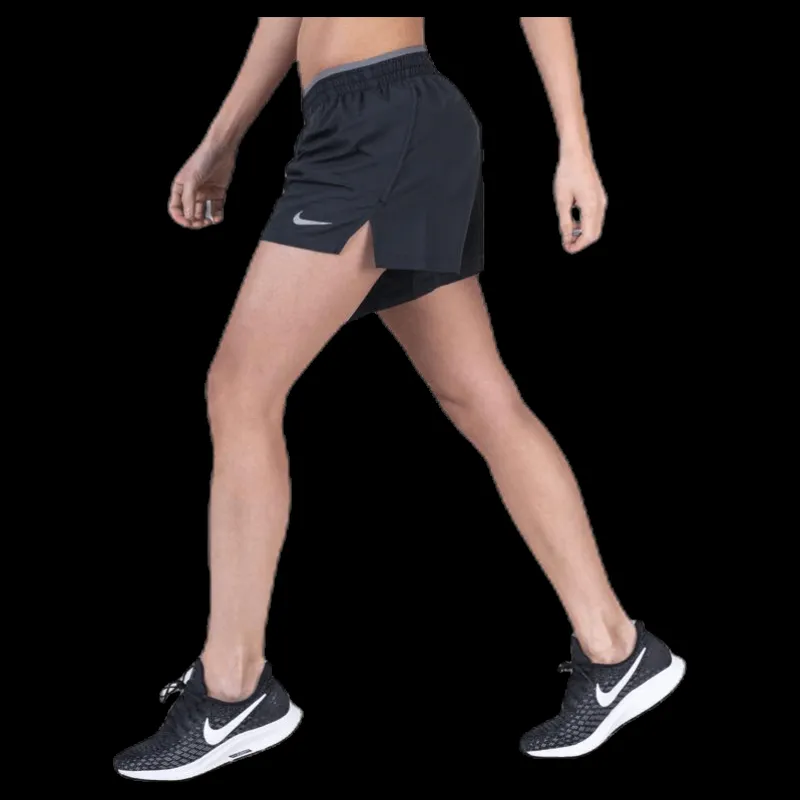 Outlet Nike Elevate Track Shorts 5" Black Svart