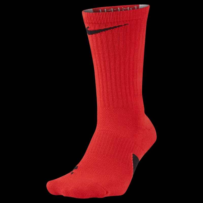 Nike Elite Crew Basketball Socks UNIVERSITY RED/BLACK/BLACK Röd Discount