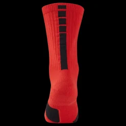 Nike Elite Crew Basketball Socks UNIVERSITY RED/BLACK/BLACK Röd Discount
