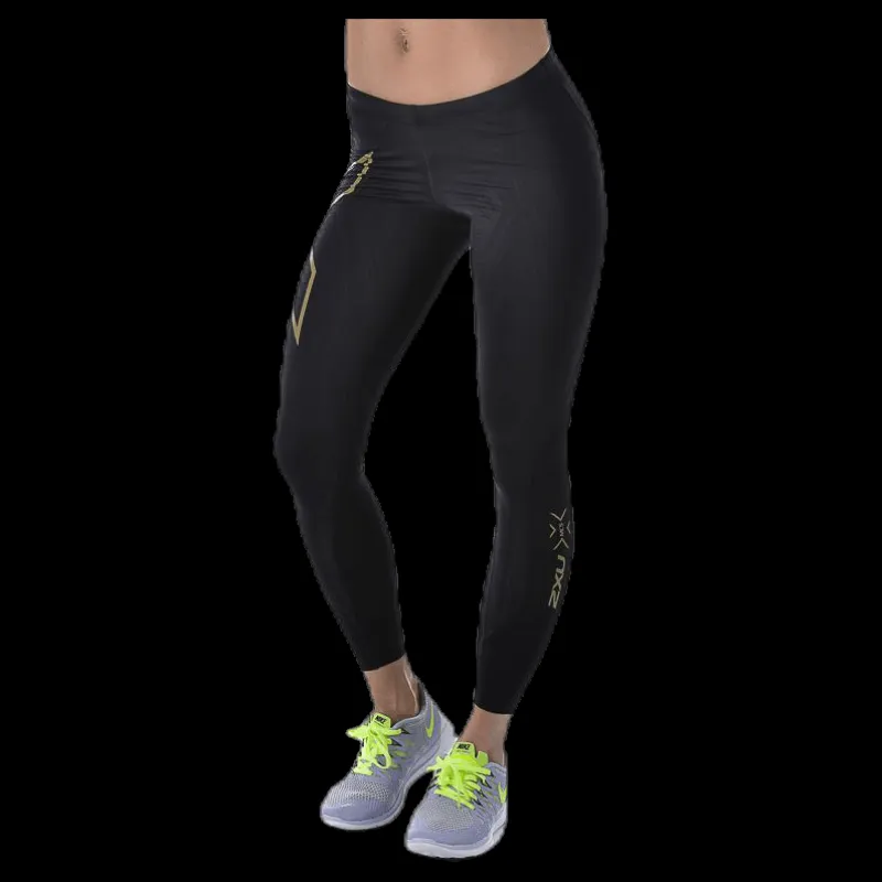 2XU Elite MCS Compression Tights Black/Gold Svart och Guld Outlet