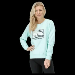 Svea Ella Crew Green Grön Clearance