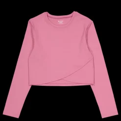 BLACC Ella Overlap Long Sleeve Top Mellow Mauve Rosa Best