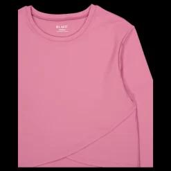 BLACC Ella Overlap Long Sleeve Top Mellow Mauve Rosa Best
