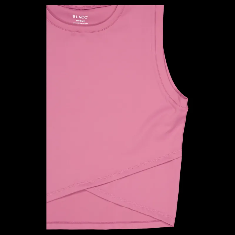 Discount BLACC Ella Overlap Tank Top Mellow Mauve Rosa