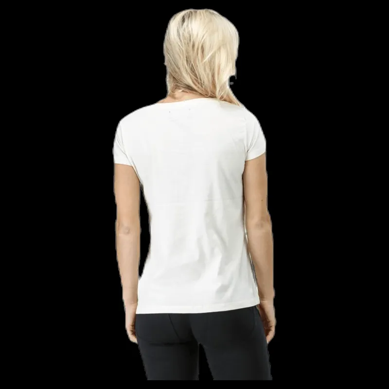 Svea Ella Tee White Vit New