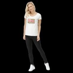 Svea Ella Tee White Vit New