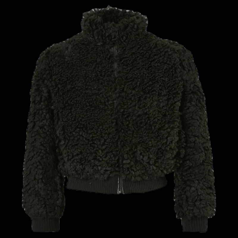 Kids Only Ellie Sherpa Bomber Green Grön Sale