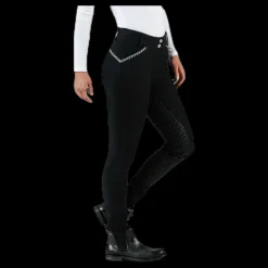 Catago Emily Riding Pants w. Silicon Black Svart