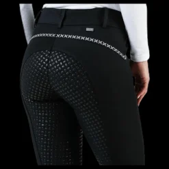 Catago Emily Riding Pants w. Silicon Black Svart